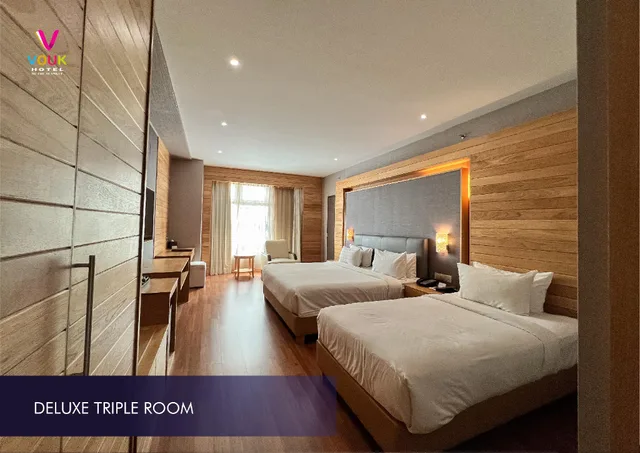 غرفة ديلوكس ثلاثية بسرير كينج وسرير فردي، Vouk Hotel Suites 2/2