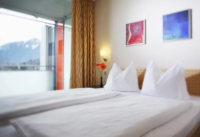 استوديو بريميوم بسريرين منفصلين بإطلالة على الجبل بشرفة، Hapimag Resort Interlaken 1/5