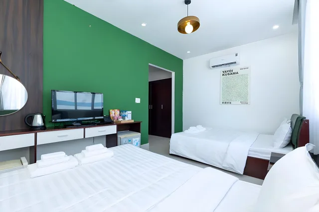 غرفة عائلية بسريرين مزدوجين، HAKU Boutique Hotel Vung Tau 4/4