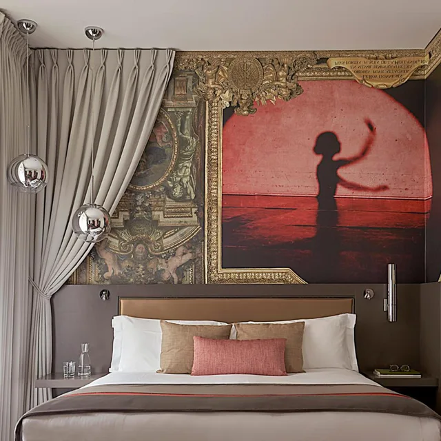 غرفة قياسية بسرير كينج وسرير كوين، Hotel Indigo Paris - Opera by IHG 1/3