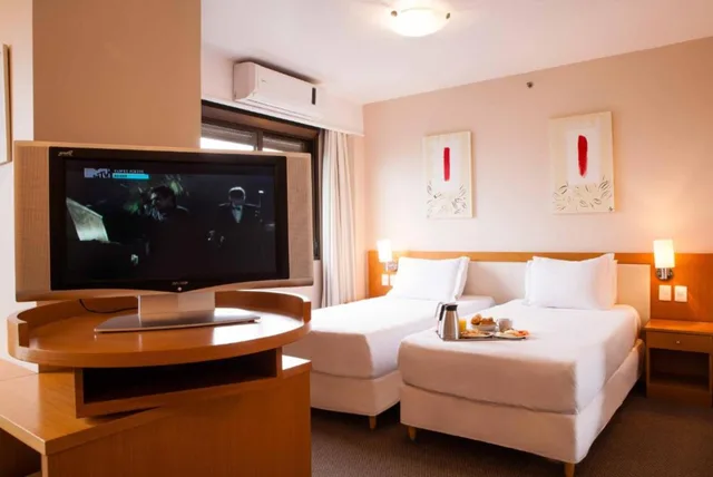 غرفة قياسية بسريرين منفصلين، Intercity Porto Alegre Praia de Belas 1/4