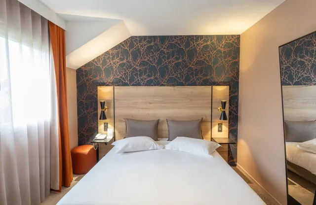 غرفة قياسية بسرير مزدوج، Hotel Ker Lann Aeroport 5/7