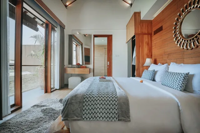 فيلا بسرير كوين بغرفة نوم واحدة بمسبح خاص، D Wina Villa Seminyak 3/8