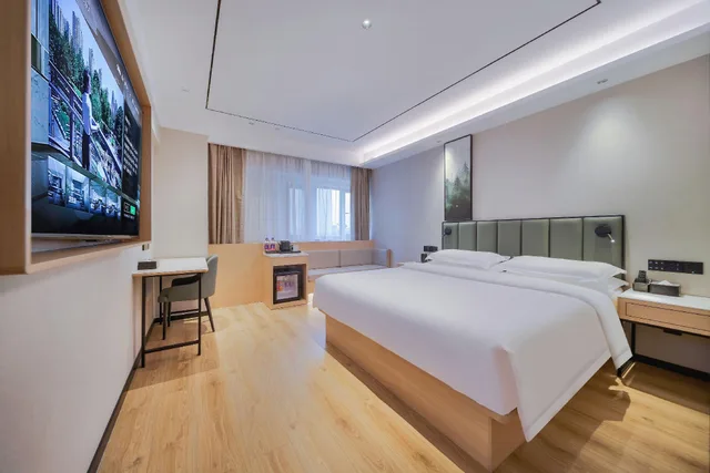 غرفة سوبيريور بسرير مزدوج، GreenTree Inn Beijing Changping District North China Electric Power University Business Hotel 2/2