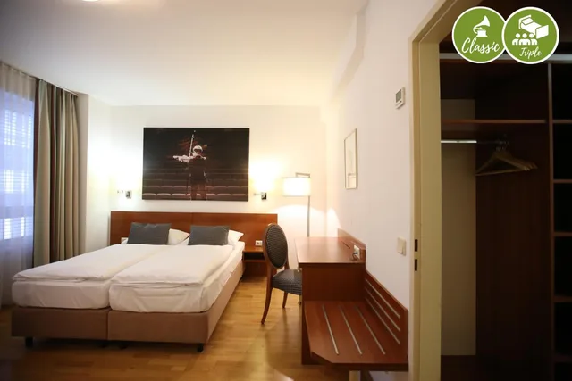 غرفة كلاسيكية ثلاثية بسرير فردي، arte Hotel Wien Stadthalle 2/10