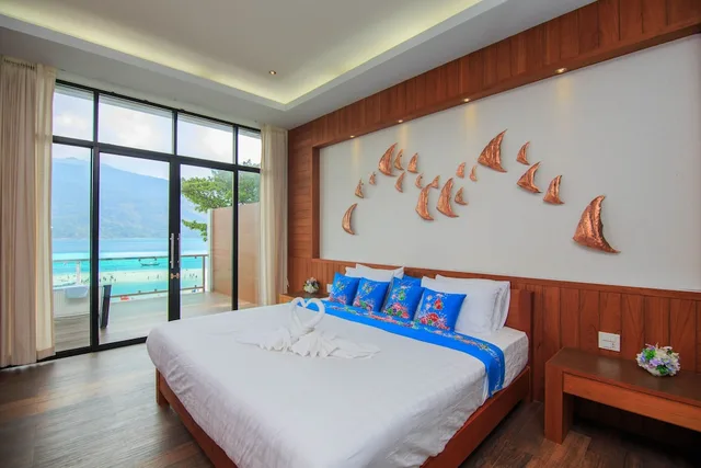 غرفة شهر العسل بسرير كينج بجاكوزي، Mountain Resort Koh Lipe 1/2