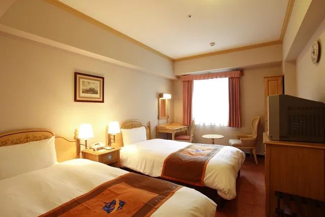 غرفة بسريرين منفصلين لغير المدخنين، Hotel Monterey Nagasaki 4/5
