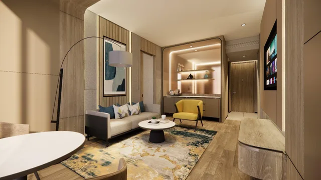 1 Bedroom, Suite, King Bed, City View, voco Bandung Setiabudi by IHG 1/2