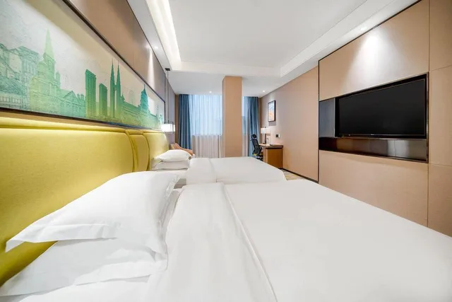 غرفة بسريرين مزدوجين، GreenTree Eastern Chongqing Jiefangbei Children's Hospital Hotel 1/1