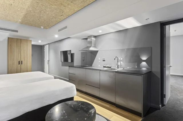 شقة عائلية بغرفة نوم واحدة، Hobart City Apartments 3/4