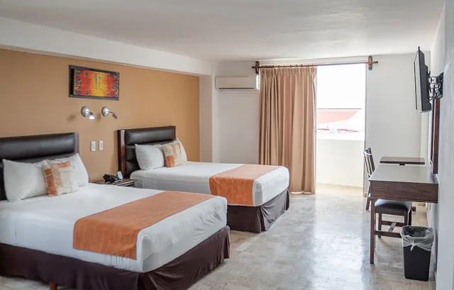 غرفة قياسية بسريرين مزدوجين، Calypso Cancun Hotel 1/1