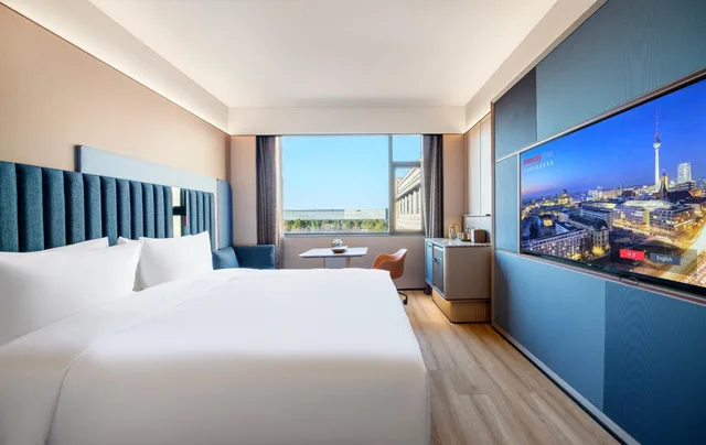 غرفة ديلوكس بسرير مزدوج، InterCityHotel Shanghai Hongqiao Airport 4/10