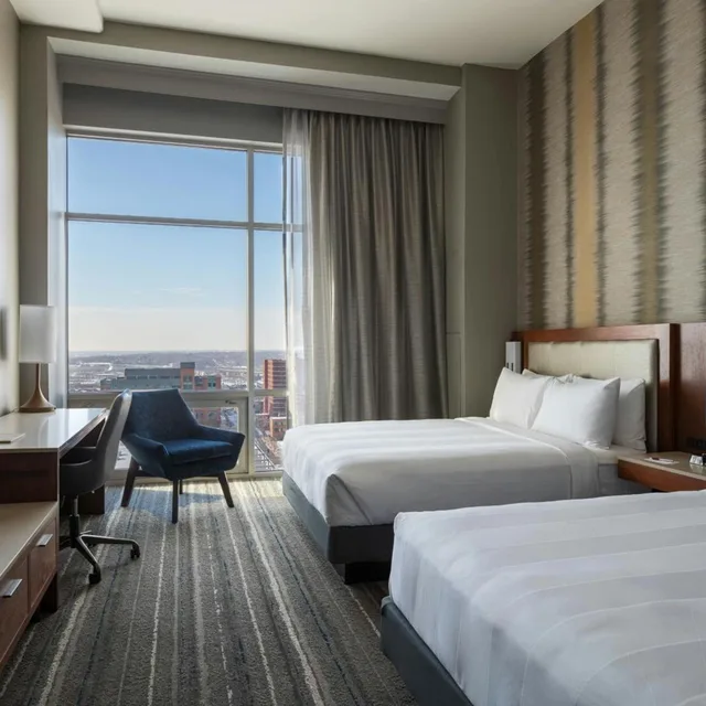 غرفة بسريرين مزدوجين، Kansas City Marriott Downtown 1/6