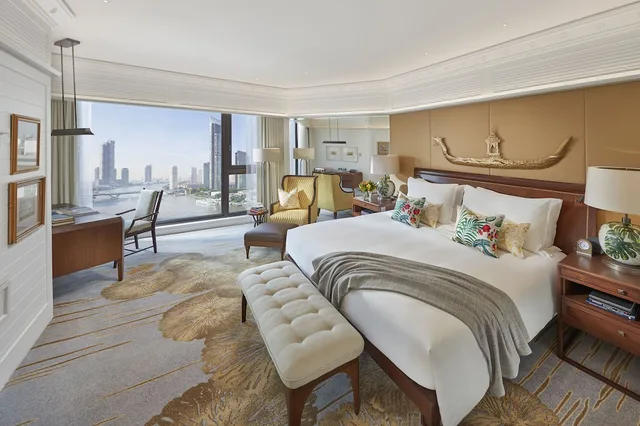 جناح ديلوكس بسرير كينج وسريرين منفصلين بغرفتي نوم، Mandarin Oriental Bangkok 4/7