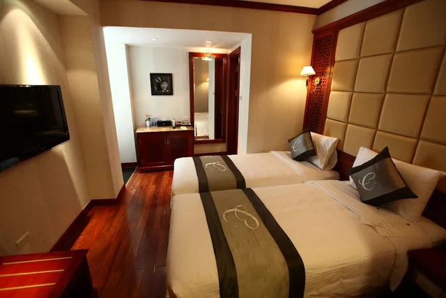 غرفة كلاسيكية بسريرين منفصلين بإطلالة على المدينة، Conifer Boutique Hotel 4/9