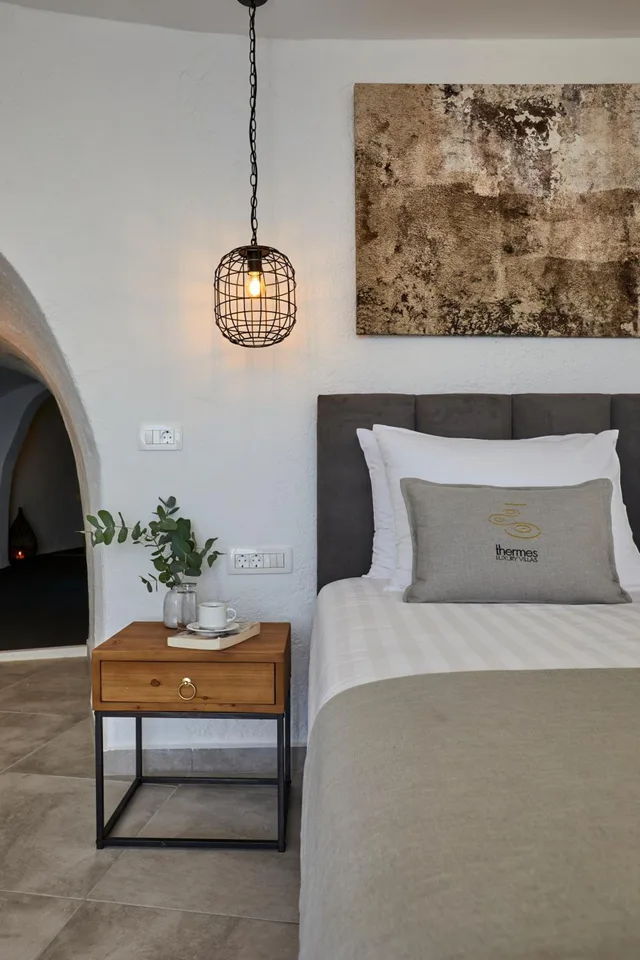 Interior, 2 Bedrooms, Cave, Villa, King Bed, Private Pool، Thermes Luxury Villas by Mr. and Mrs. White 5/10
