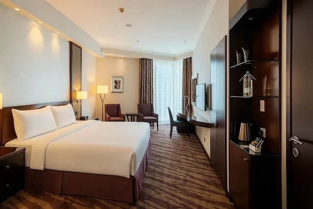 2 Bedrooms, Family Suite, King Bed, Partial Haram View، المروه ريحان(Al Marwa Rayhaan By Rotana) 1/8