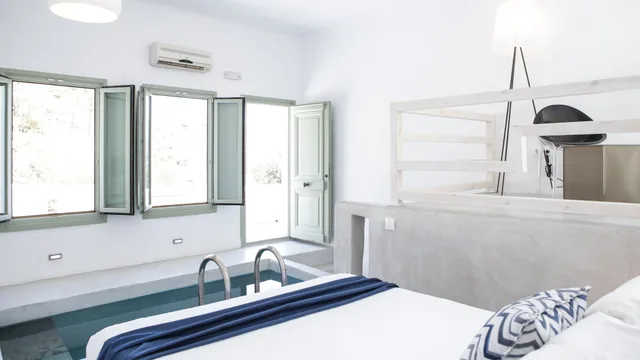 Interior, Honeymoon, Suite, Double Bed, Sea View, Plunge Pool، Pylaia Boutique Hotel 2/5