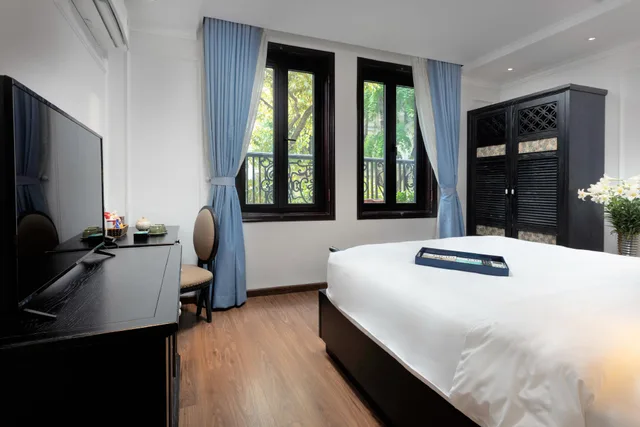 Deluxe, Double Bed, City View, Hanoi Media Hotel and Spa 2/2