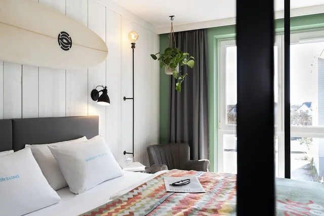 غرفة بسرير مزدوج بشرفة، Beach Motel Spo 1/5