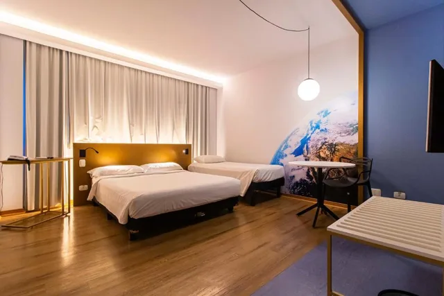 غرفة عائلية، Hotel Euro Suite Curitiba Batel By Nacional Inn 3/7