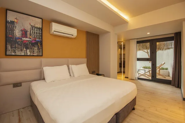 غرفة عائلية بإطلالة على الحديقة، Morina Deluxe Hotel 3/9