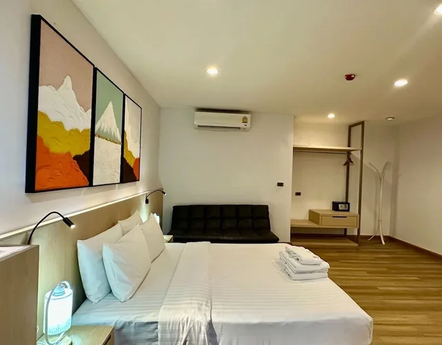 جناح تنفيذي بسرير كينج مع أريكة، SAKURA SKY RESIDENCE 1/10