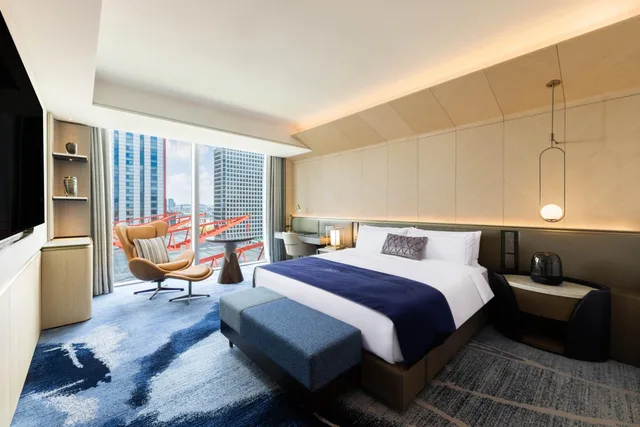 جناح بريميير بسرير كينج وسريرين منفصلين بغرفتي نوم، Fairmont Ambassador Seoul 20/23