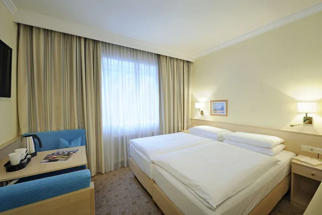 غرفة بسرير مزدوج أو سريرين منفصلين، Scherer Hotel 9/10