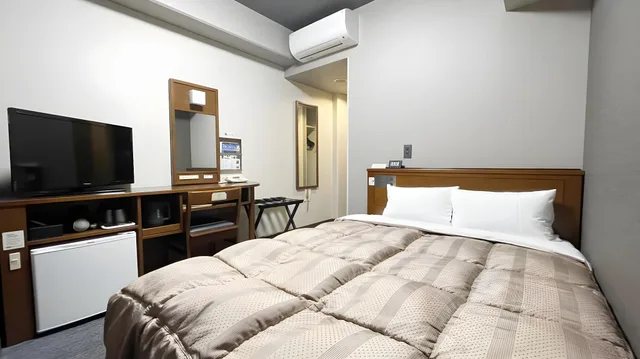 غرفة بسرير نصف مزدوج للمدخنين، Hotel Route Inn Ashikaga No. 2 - Along National Route 50 3/3