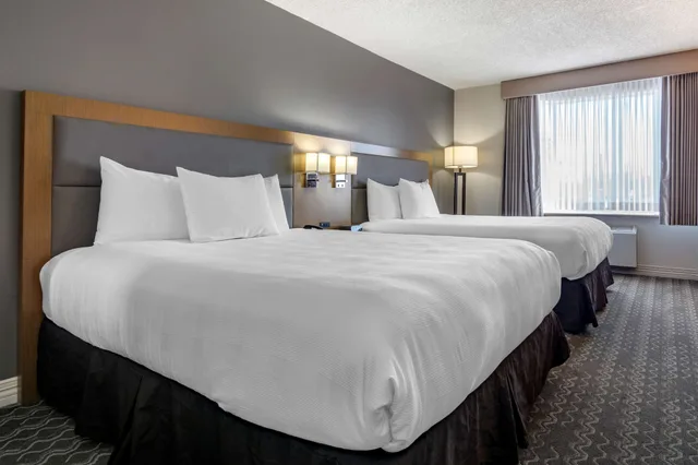 غرفة قياسية بسريرين مزدوجين، Best Western Plus Vancouver Airport Hotel 2/5