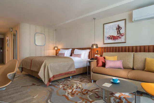 غرفة ديلوكس بسريرين منفصلين بإطلالة على البحر، AMELIA HOTEL 4/5