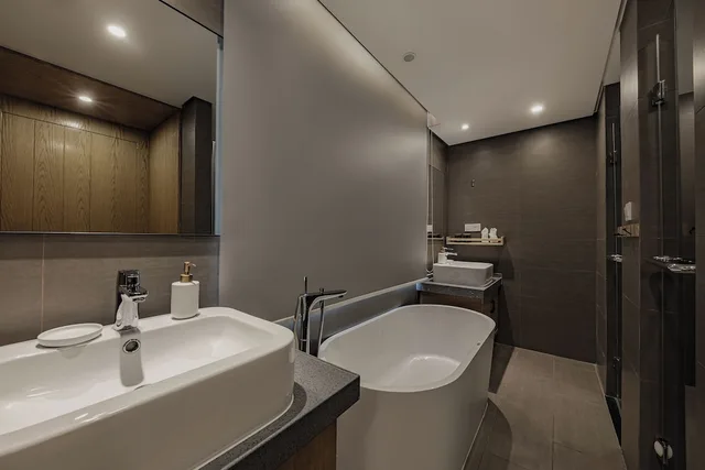 غرفة إليت ثلاثية بسرير كوين بمطبخ صغير، Yueshang Yunshe Boutique Hotel 5/5