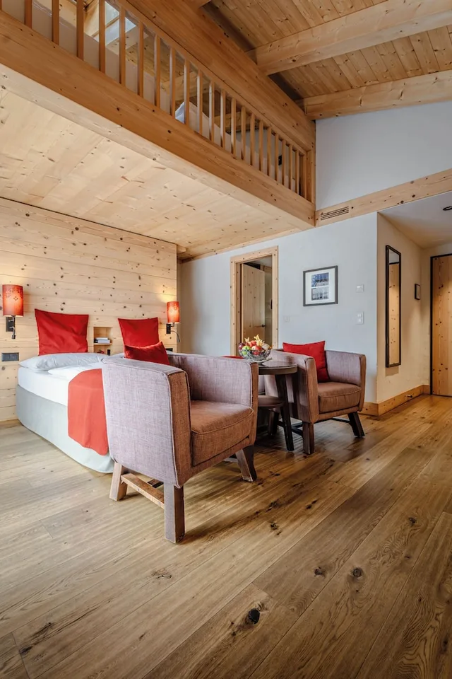 1 Bedroom, Family, Double Bed, Mountain View, Sofa, Balcony, Hotel Spitzhorn 4/7