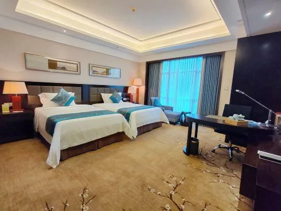 غرفة بزنس ديلوكس تنفيذية بسريرين مزدوجين، Howard Johnson by Wyndham Shipu Plaza Ningbo 1/1
