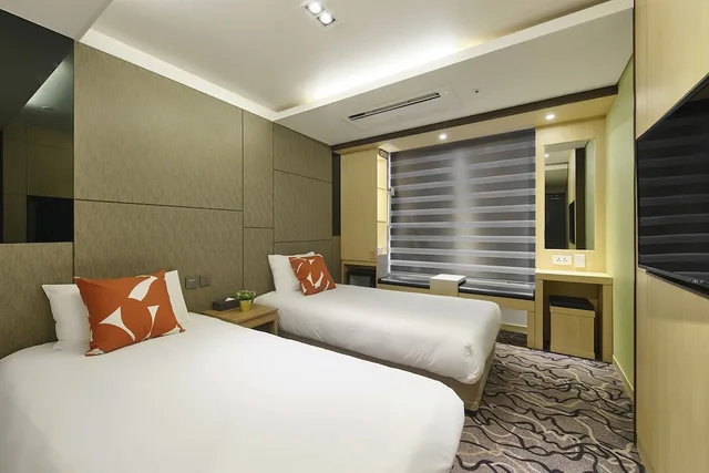 Room, Twin Beds, Jeju Grace Hotel 2/5