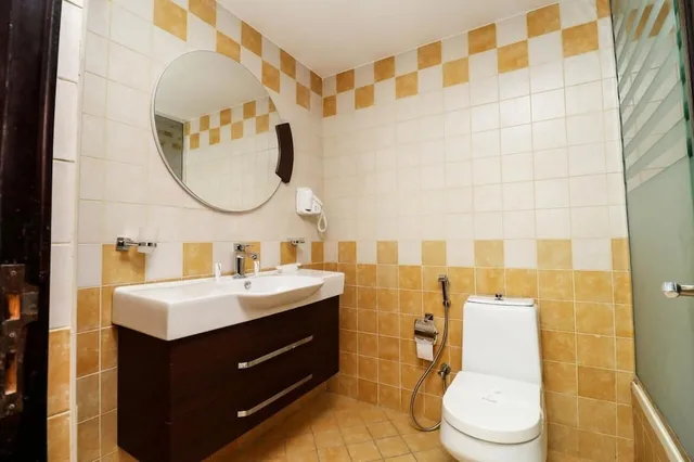 شقة بسرير كوين وسرير فردي بغرفتي نوم، سيتي ريزيدنس للاجنحة الفندقية(Maskan Almadinah Ex City Residence) 5/6