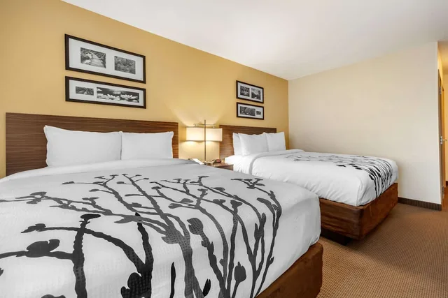 جناح بسريرين كوين مع أريكة لذوي الإعاقة، Sleep Inn & Suites Devils Lake, ND 1/8