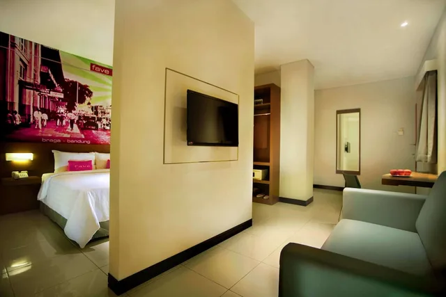 غرفة عائلية بسرير كينج وسرير بطابقين، favehotel Braga 4/5