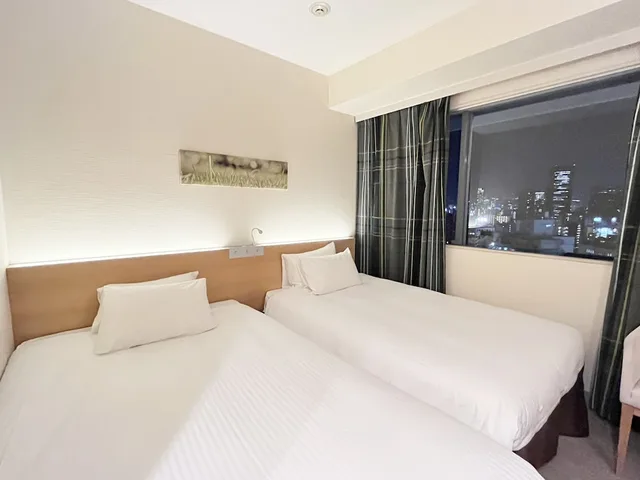 Compact, Twin Beds، Hotel Keihan Kyobashi Grande 2/4