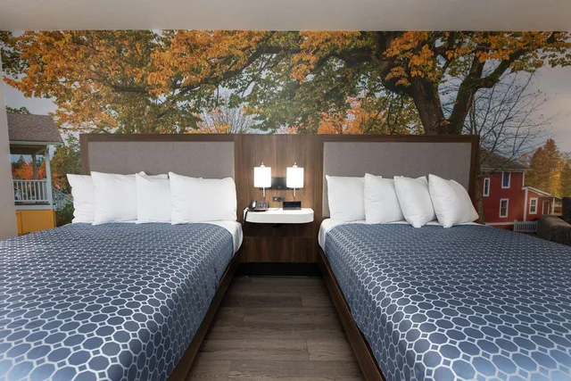 جناح كبير بسريرين كوين، Bhagat Hotels Stone Mountain Atlanta BW Signature Collection 4/4