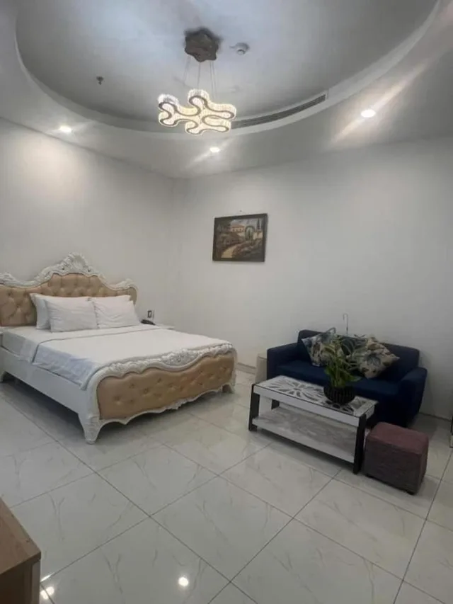 جناح بسرير كوين بإطلالة على المدينة بحوض استحمام، White Diamond Hotel - Airport 6/10