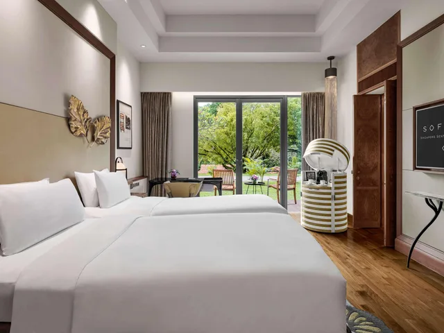 غرفة بسرير كينج بإطلالة على الحديقة، Sofitel Singapore Sentosa Resort and Spa 2/5