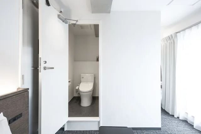 غرفة بسرير مزدوج بحمام خاص، Unplan Shinjuku Hostel 2/2