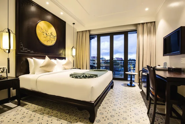 Super, Deluxe, King Bed, River View, Balcony، Laluna Hoi An Riverside Hotel & Spa 1/7