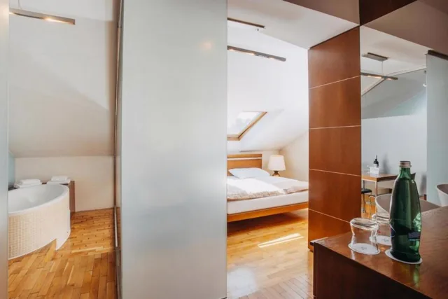 غرفة قياسية بسرير مزدوج أو سريرين منفصلين، Wenceslas Square Hotel 4/4