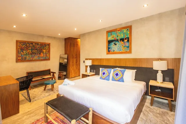 غرفة ديلوكس بسرير كينج مع أريكة، Turquoise Tulum Hotel 1/1