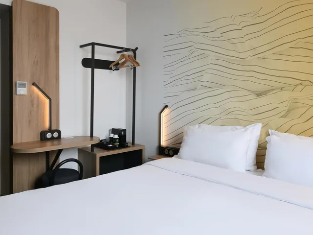 غرفة بسرير كوين، B&B Hotel Marseille Prado Velodrome 5/7