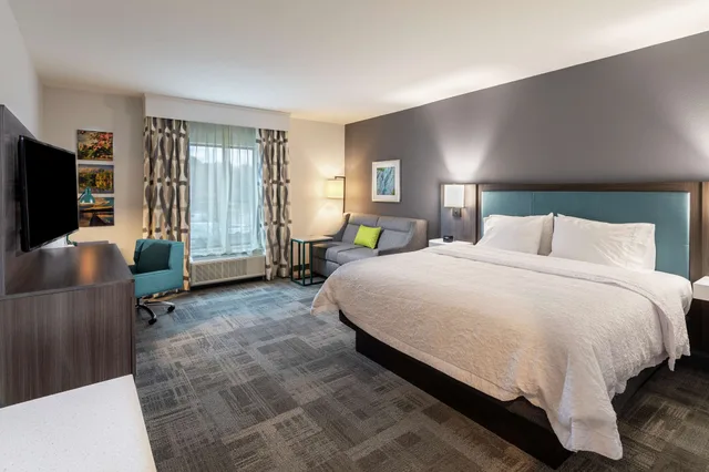 غرفة بسرير كينج مع أريكة لذوي الإعاقة، Hampton Inn & Suites Snellville Atlanta Ne 1/2