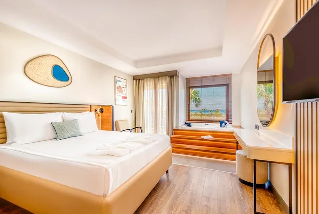 غرفة بسرير مزدوج بجاكوزي، Belek Beach Resort Hotel 1/7